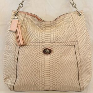 Coach Leather Park Python. Gently loved.
